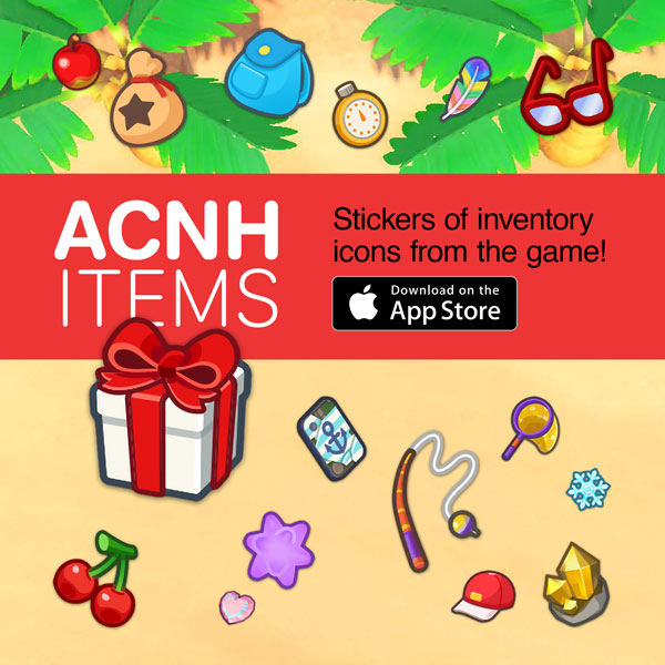 (ACNH Items — Appstore Messages Stickers)