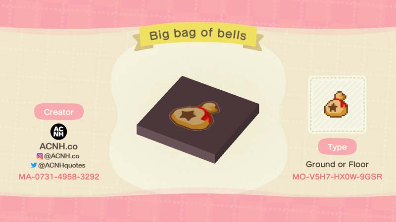 (Big Bag of Bells Custom Design Code Image)