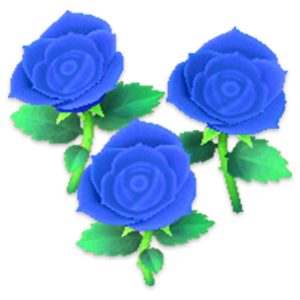 a blue rose flower
