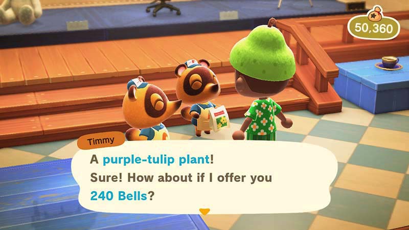 (Selling Flower Plants in Animal Crossing NH)